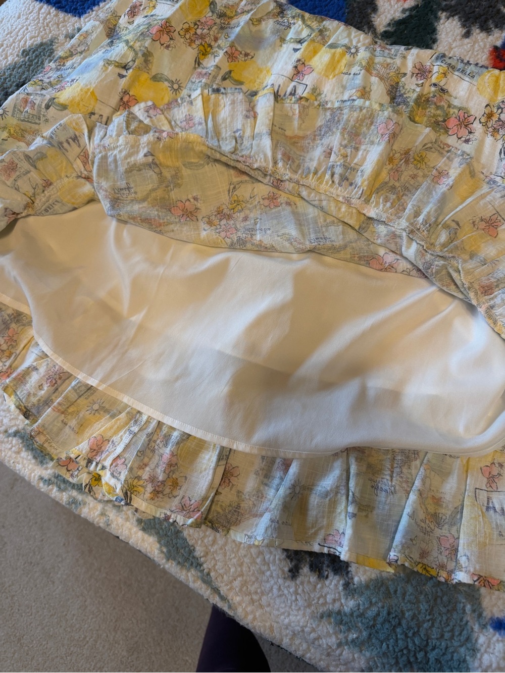 Arizona Jean Company Yellow Floral Maxi Dress - Picture 6 of 8